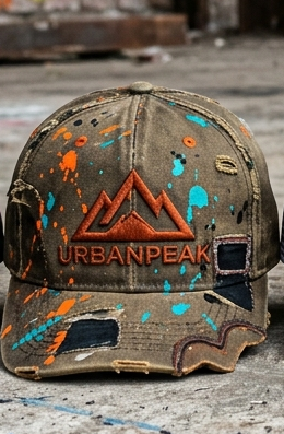 URBANPEAK "Acid Rain" Bleach-Wash Snapback
