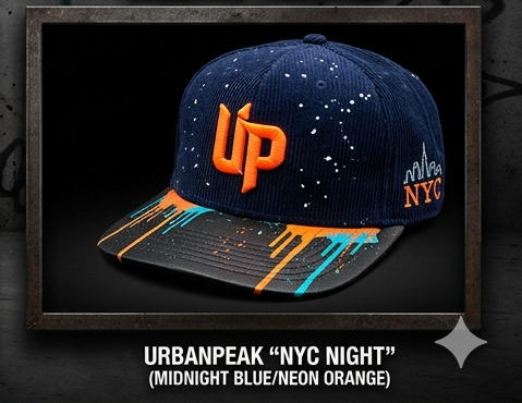 URBANPEAK "Concrete Cipher" Gothic Snapback