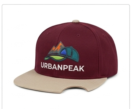 URBANPEAK "Wave-Cut" Burgundy Creme
